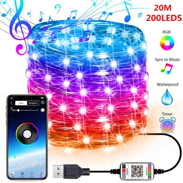 Bluetooth LED String Lights